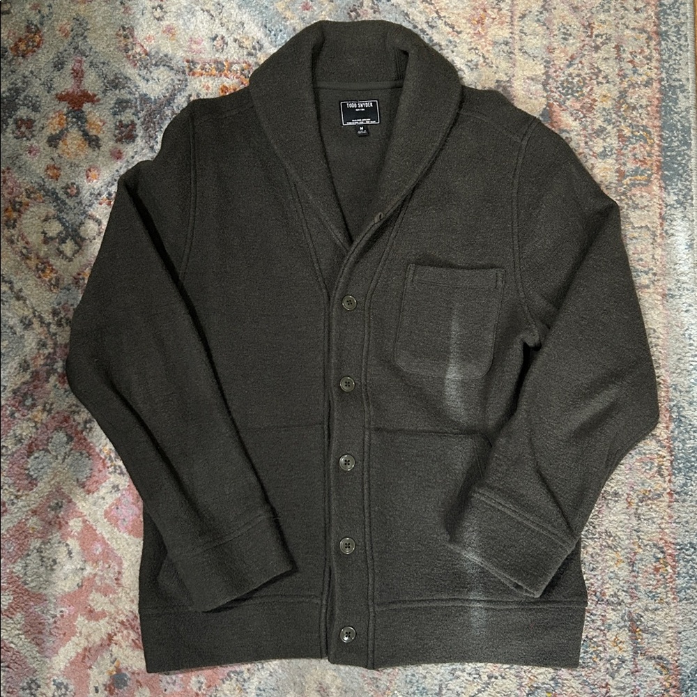 Wool Shawl Collar Sweater